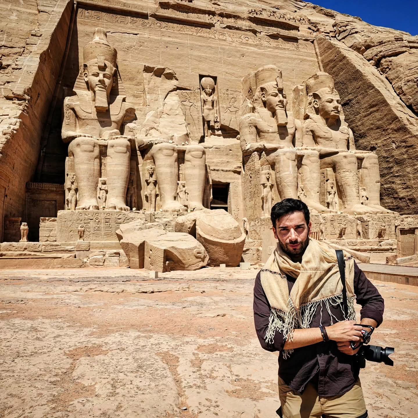 Abu Simbel temple in Egypt